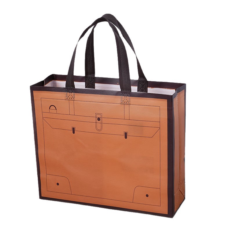 Bolsas de tela no tejida de película de mano de ropa unisex bolsas de regalo impermeables logotipo personalizado