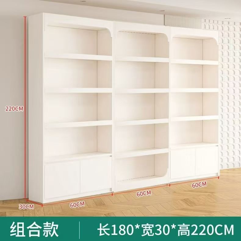 展示柜产品化妆品货架样品美容院置物架美甲多层玻璃门陈列柜子|undefined