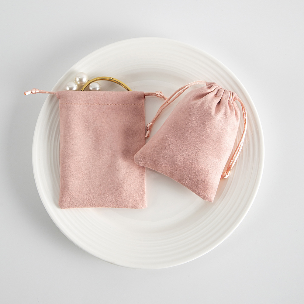Daily Occasion 1 Piece Cloth Simple Style Daily Solid Color Jewelry Packaging Bags