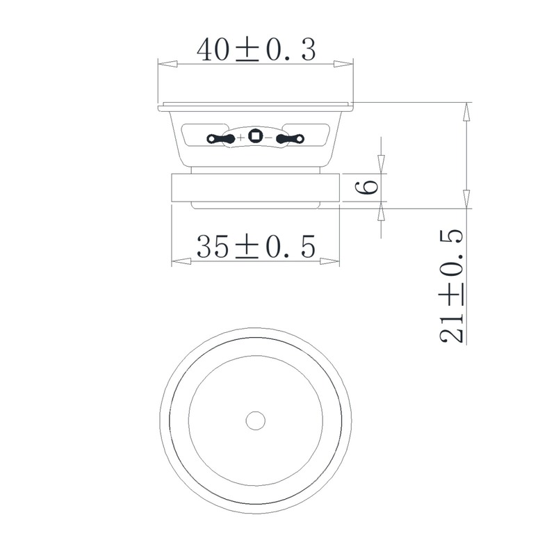 40mm 1.5インチフルバンドスピーカー4ユーロ3ワットPU辺高精細音質マルチメディア鍋底外磁気スピーカー|undefined