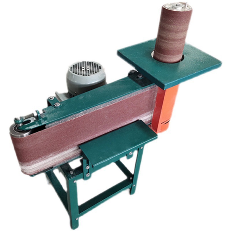 máquina de molienda máquina de molienda máquina de cinta de molienda curva máquina de tela de molienda multifuncional pequeña máquina de madera vertical y horizontal máquina de pulido