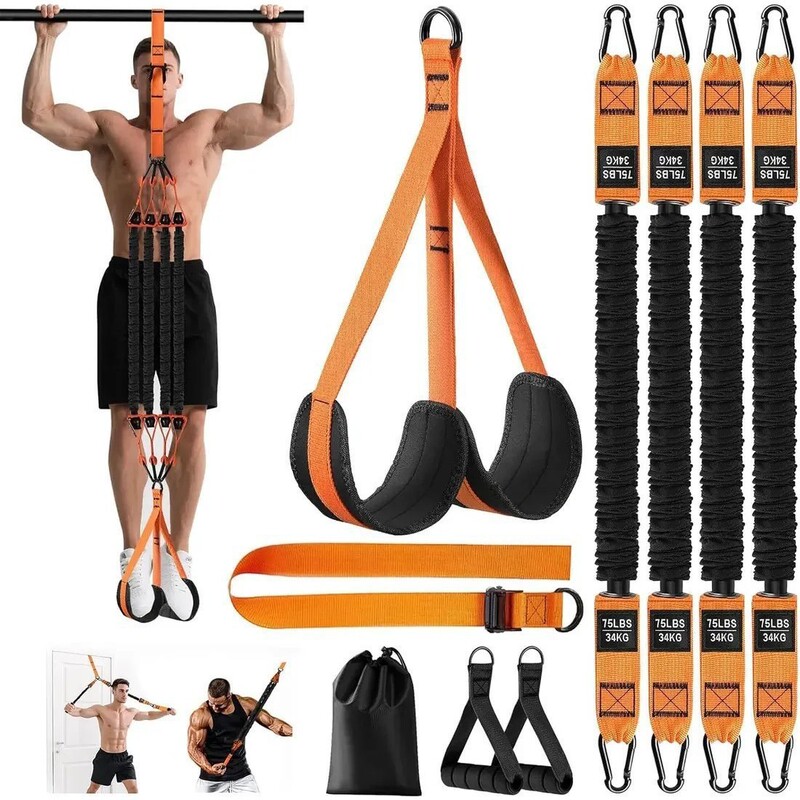 Cross-border exclusive supply of pull-up assist bands, auxiliary bands, single bar elastic ropes, indoor home use training equipment for exams, manufacturer