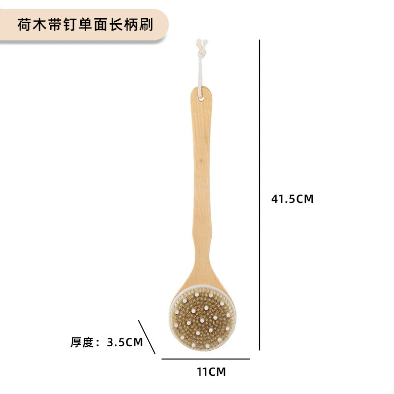 Деревянная длинная щетка для рук bath brush, щетка для ванны, щетка для спины