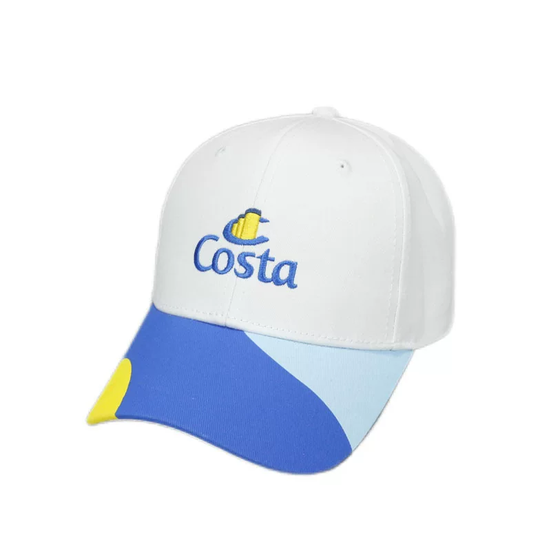 Summer cap, sun hat solar-powered, custom-made, with embroidery