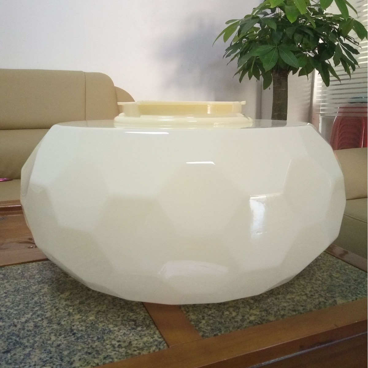 다이아몬드 아크릴 전등갓 PMMA 야외 조명 불규칙한 플라스틱 전등