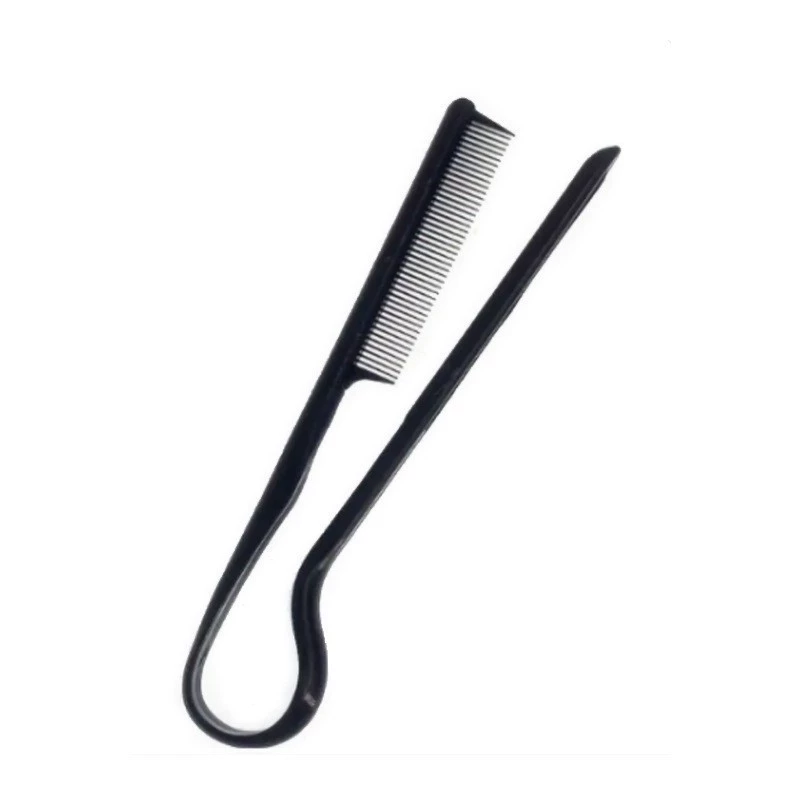 [麦秸秆夹板直发梳美发直发梳子折叠梳头发造型用品随声携带梳 TOP]