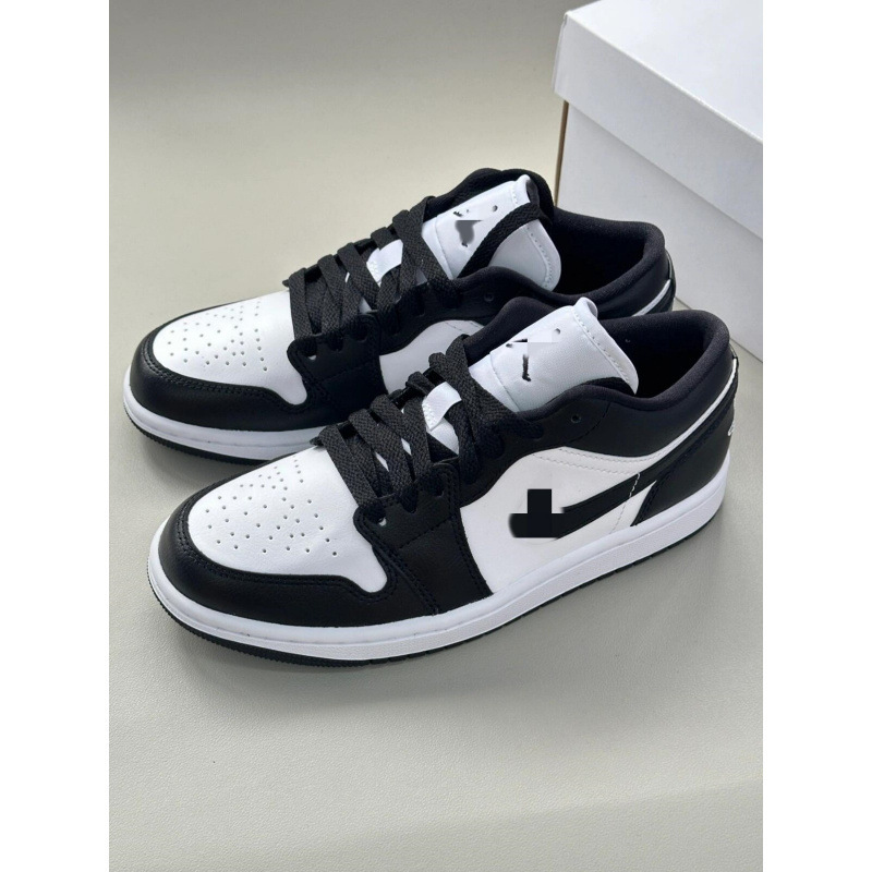 Putian Shoes Aj1 Low-Top Sneakers Basketball Shoes Men's and Women's Sports Shoes Pure Original Jordan 1 Gray White Black Red Toe Sb Dunk