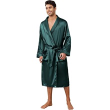 Q 38506 Solid Color Men's Robe ��ɫ��ʿ˯�� ŷ������羳
