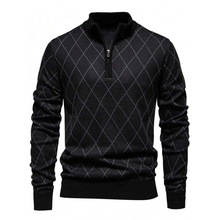 V 35698 Stand Collar Men's Knit ������ʿ��֯�羳����ͨ��