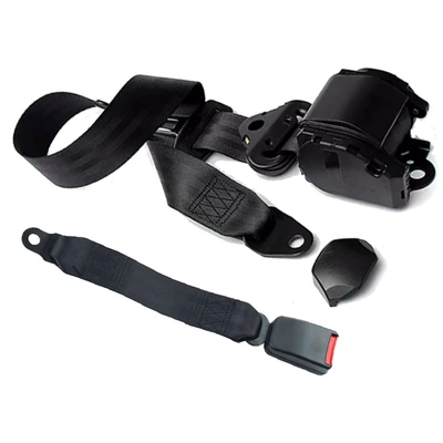 Car seat belt Truck Automatic Retractable Emergency Locking - plastic-coated-k3-retractor-35cm-semi-closed-webbing-base