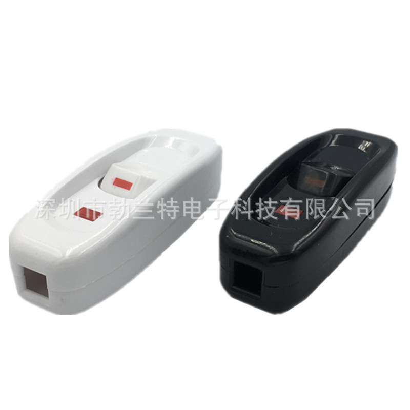 Jiahe black and white bedside switch nail type with light half-way bedside switch press control switch GW320