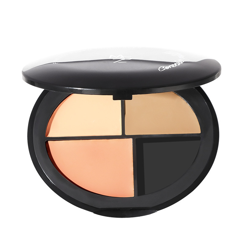 Placa correctora de tres colores Ming Xizhi para cubrir las ojeras, las manchas, las marcas de acné, el surco de lágrimas en la cara, iluminar y reparar el corrector fabricante