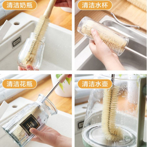 Wall breaking machine special water cup mouth cleaning thermos cup bottle cleaning brush no dead angle cup brush cleaning long handle small brush