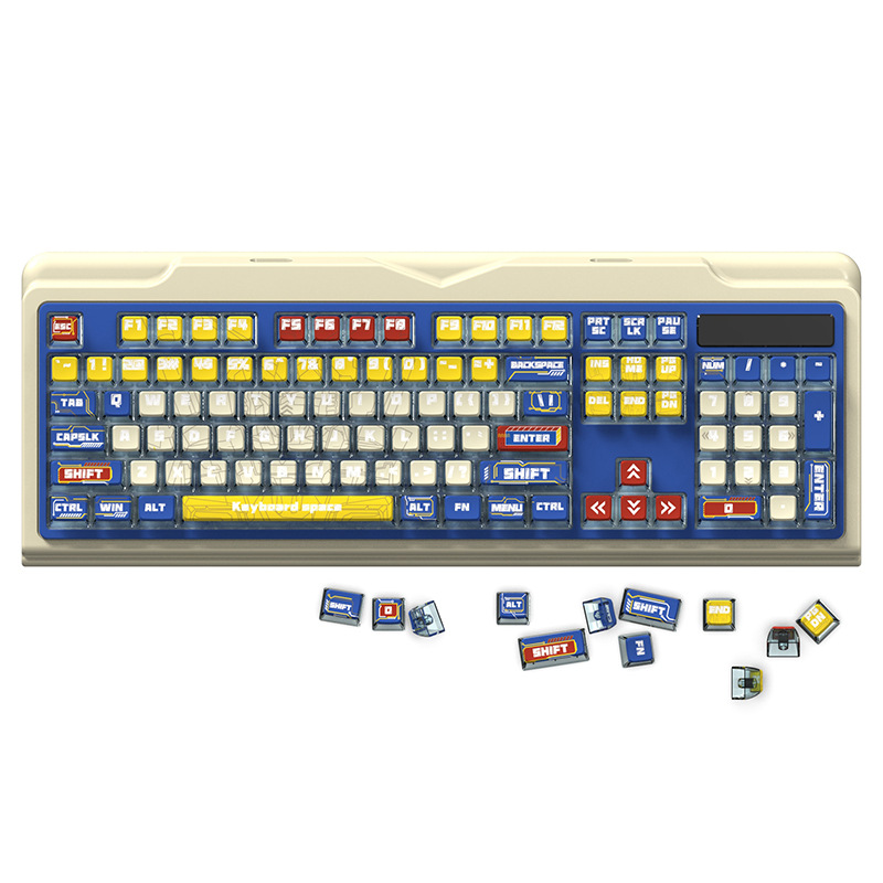 Factory explosion PBT Plastic keycap Herbal Gyepermia Technology Wind pudding keycap Personalized small set