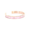 Dial suitable for men and women, fashionable golden bracelet for beloved stainless steel, pink gold