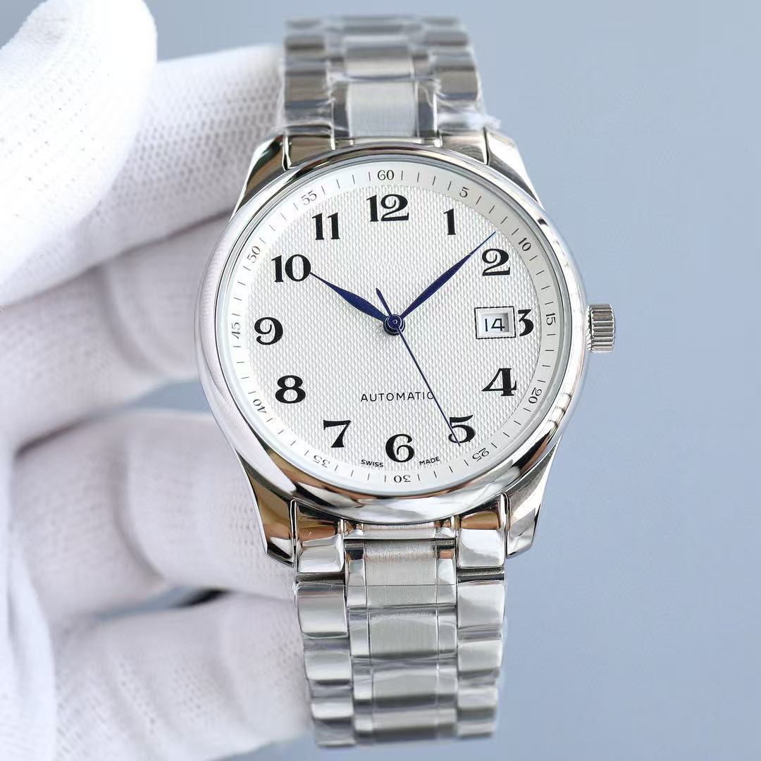 Langjia Famous Craftsman Series Micro-Business Delivery Stainless Steel Fully Automatic Mechanical Men's Watch Cross-Border Manufacturer Supply Batch