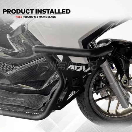 Motorcycle ADV160 modified crash bars, suitable for 2021-2026 Honda ADV160 models, providing protection against falls