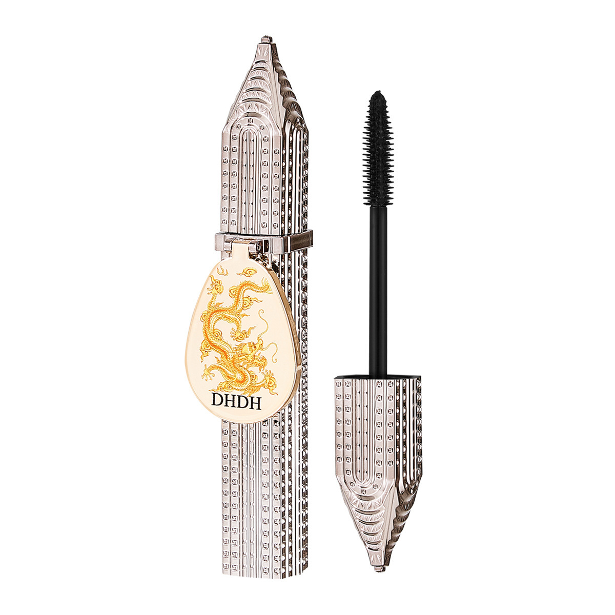 DHDH Drawing Dragon Point Sun Wide Angle Fan Mascara Roll Up Maquillaje no es fácil de marearse y tener raíces claras de las pestañas base image 6