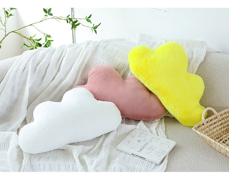 Ins-Style Nordic Home Cloud Pillow, Girly Gift, Star and Moon Bay Window Doll Cushion, Nap Pillow