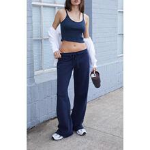 H 23556 Women's Navy Blue Sweatpants ����ɫ�˶��� �羳ŷ