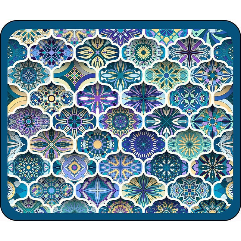 Hot-Selling Bohemian Style Draining Mat, Kitchen Placemat, Countertop Water-Absorbing Easy-Care Non-Slip Mat, Diatomaceous Earth Heat-Insulating Table Mat