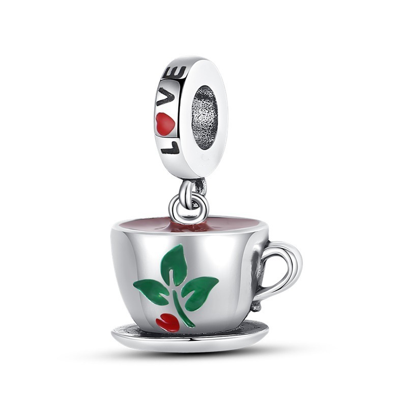 PAC557-Afternoon tea coffee charm