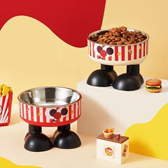 滑り止めのフライドポテトをひっくり返して、ステンレスの頚椎の高い足のペットの猫のシングルの碗の犬は水を飲んで通用します。