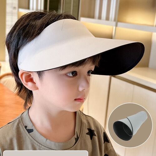 Children's sun hat, seamless baseball cap, large brim summer sunshade hat, girl's UV protection sun hat