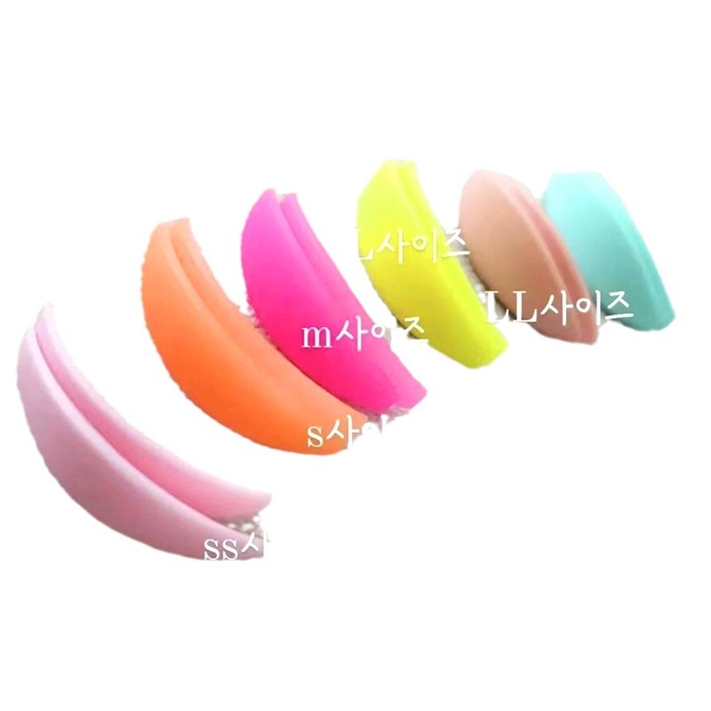 Cross-border parche de pestañas Arco Iris pestañas perming herramienta auxiliar de silicona multi-color parche rizador de pestañas