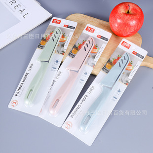 Hy-560 Fruit Knife Hardcover Plastic Handle Fruit Knife Kitchen Fruit and Vegetable Knife Stainless Steel Simple Peeling Knife