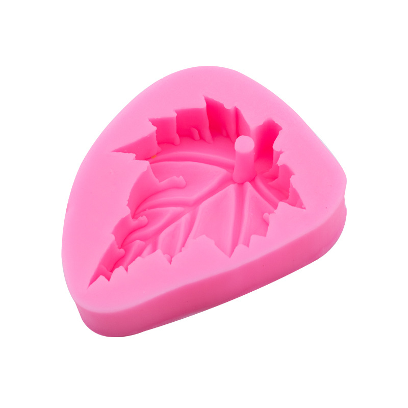 Molde de Silicona para Colgantes de Resina con Forma de Hoja de Arce, Decorativo, para Auto y Aromaterapia