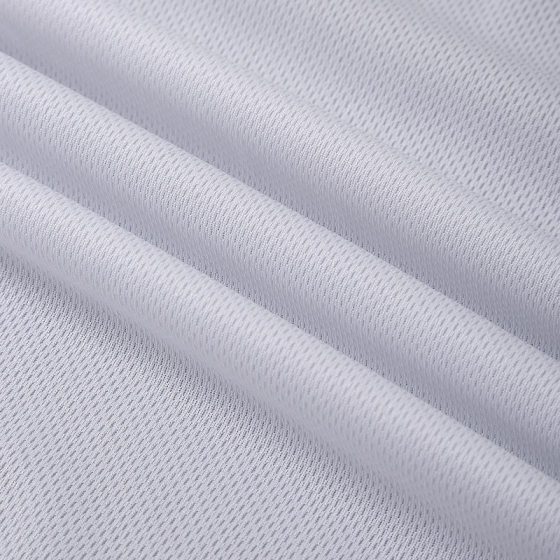 Factory in stock polyester bird's eye cloth 150g sportswear quick-drying mesh fabric sweat-wicking T-shirt fabric