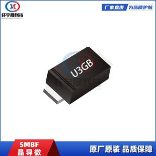 JDW Crystal Conduction micro US3GBF SMBF 3A400V high efficiency diode high efficiency recovery diode