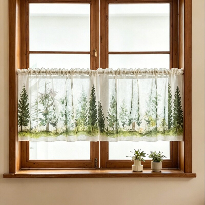Small Curtains, Half-Curtains, Lace Semi-Blackout Partition Curtains, Office Curtains, Entryway Curtains, Kitchen and Bathroom Decorative Curtains, French-Style Curtains Small Curtains, Half-Curtains, Lace Semi-Blackout Partition Curtains, Office Curtains, Entryway Curtains, Kitchen and Bathroom Decorative Curtains, French-Style Curtains