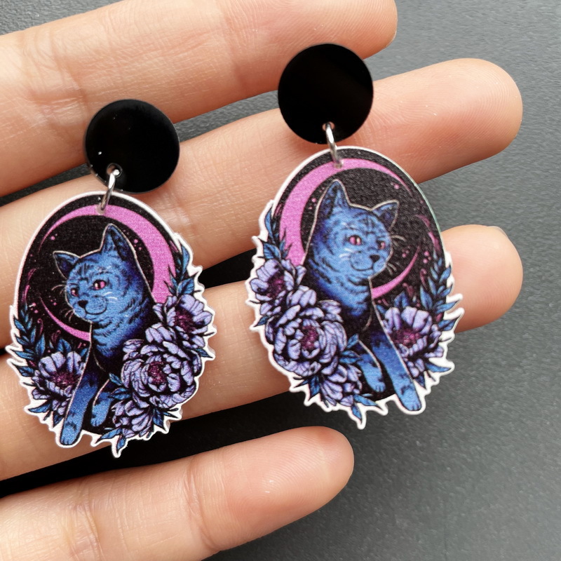 1 Pair Cartoon Style Animal Arylic Womenu0027S Drop Earrings