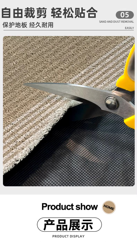 Silk Loop Entrance Door Mat for the Main Entrance, Dirt-Resistant, Dust-Removing, Non-Slip Household Mat, Hallway Mat