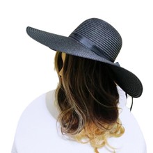 大檐草帽批发帽子女夏天防晒遮阳帽海边度假沙滩帽户外休闲太阳帽