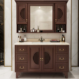 Новый китайский стиль ванной комнаты в целом