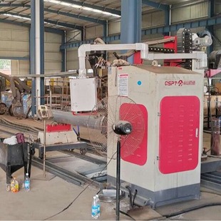 Cantilever welding machine: chuck drive clamping, reduce labor intensity, beautiful weld