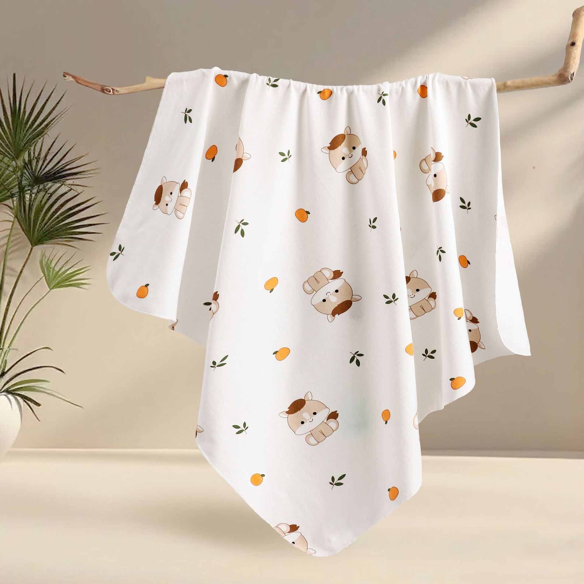 Newborn Baby Swaddle Blanket for Delivery Room, Newborn Supplies Swaddle Blanket, Thin Wrap-Style Blanket