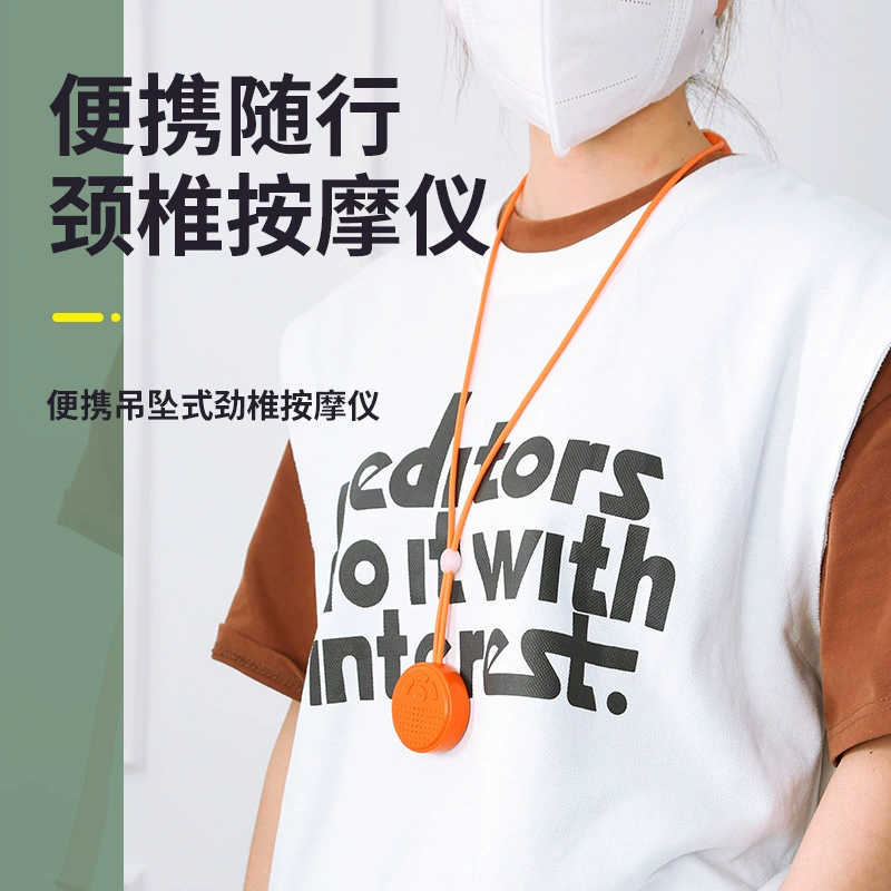 Massager, medical pendant for office, with neck protection