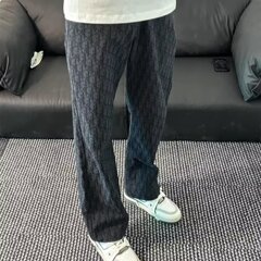 メンズパンツ 春秋 アメリカンハイストリート ドレープルーズストレートパンツ スピリチュアルボーイ トレンドブランド 総柄プリント 秋ジーンズ