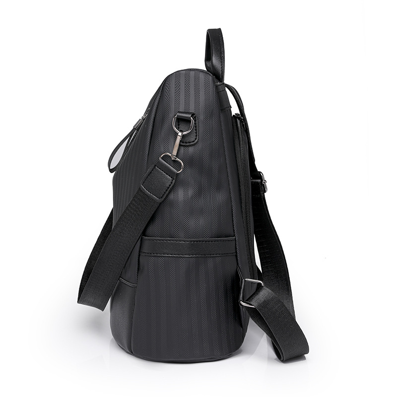 Comercio exterior al por mayor 2024 nueva mochila de cuero suave para mujer antirrobo de alta calidad