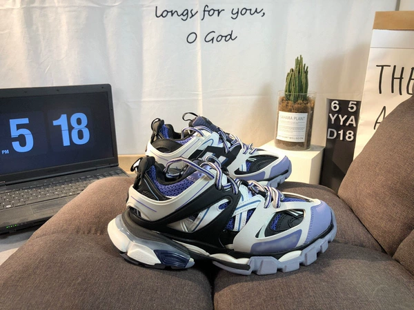 Paris dad shoes 3.0 black and white purple