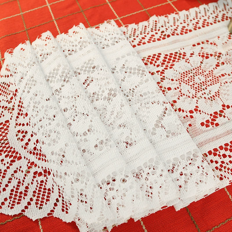 Ретро вязаная рождественская дорожка для стола с кружевной отделкой, подвесными кистями, длинная салфетка для стола, декоративная дорожка для обеденного/кофейного стола, подушка-декор