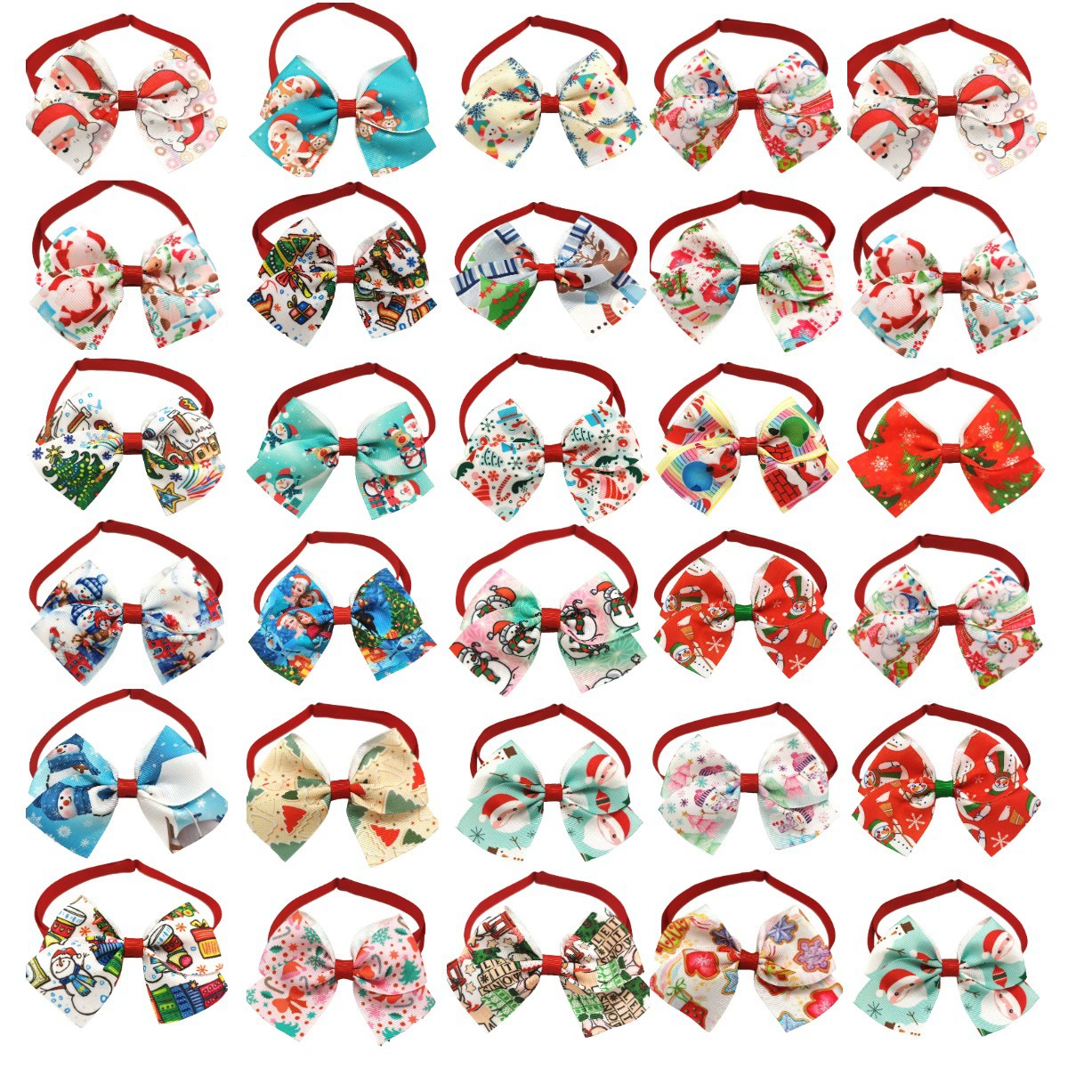 Новый Рождественский ПЭТ галстук-бабочка бантом ПЭТ галстук котенок щенок галстук Рождественский галстук-бабочка в наличии