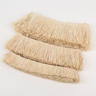Natural raffia row whisker tassel lace home decoration plant crafts hanging ornaments straw flow whisker accessories