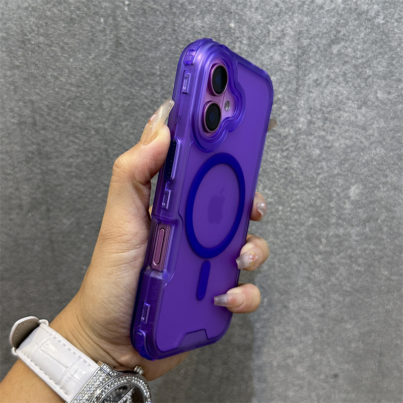 Apple 16 Pro Max対応、厚みのある3in1肌触りの良いマグネット式スマホケース、iPhone 17完全保護耐衝撃ケース、14対応|undefined
