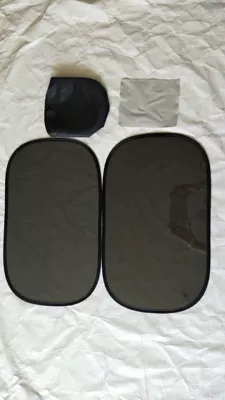 Sun shade — light blocking sun visor PVC - 5030-all-black-two-pieces