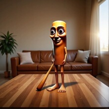 3D��ӡ tungtungsahur��tralalo���~���k���� tung�ֱۿɻ�����k